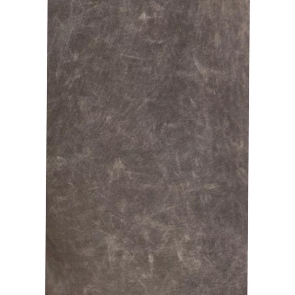 Taupe Gray Boho Mineral Wash Flared Stretch Pants - Picture 5 of 6